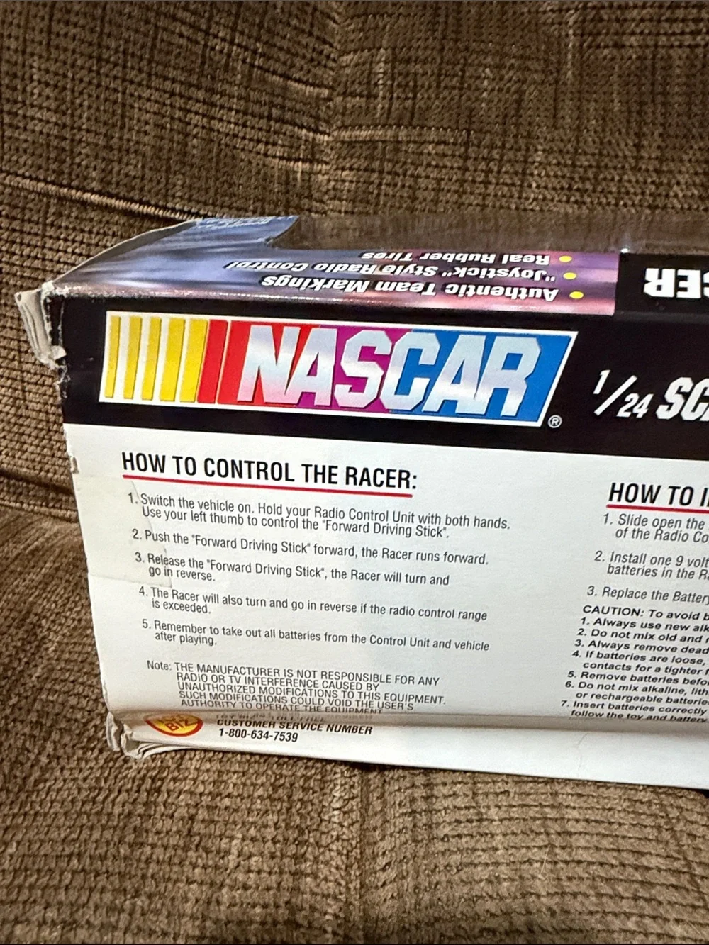 Nascar Red & Black #24 Radio Control Racer